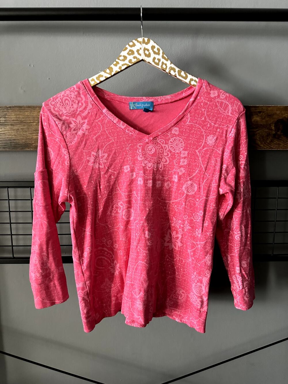 Fresh Produce Women's Pink Top | Size Medium